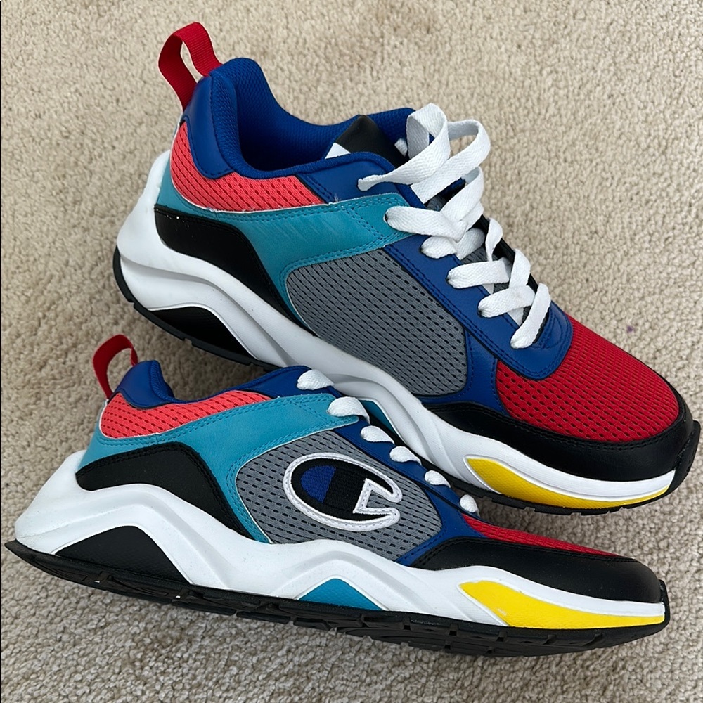 Colorful Athletic Sneakers with Logo